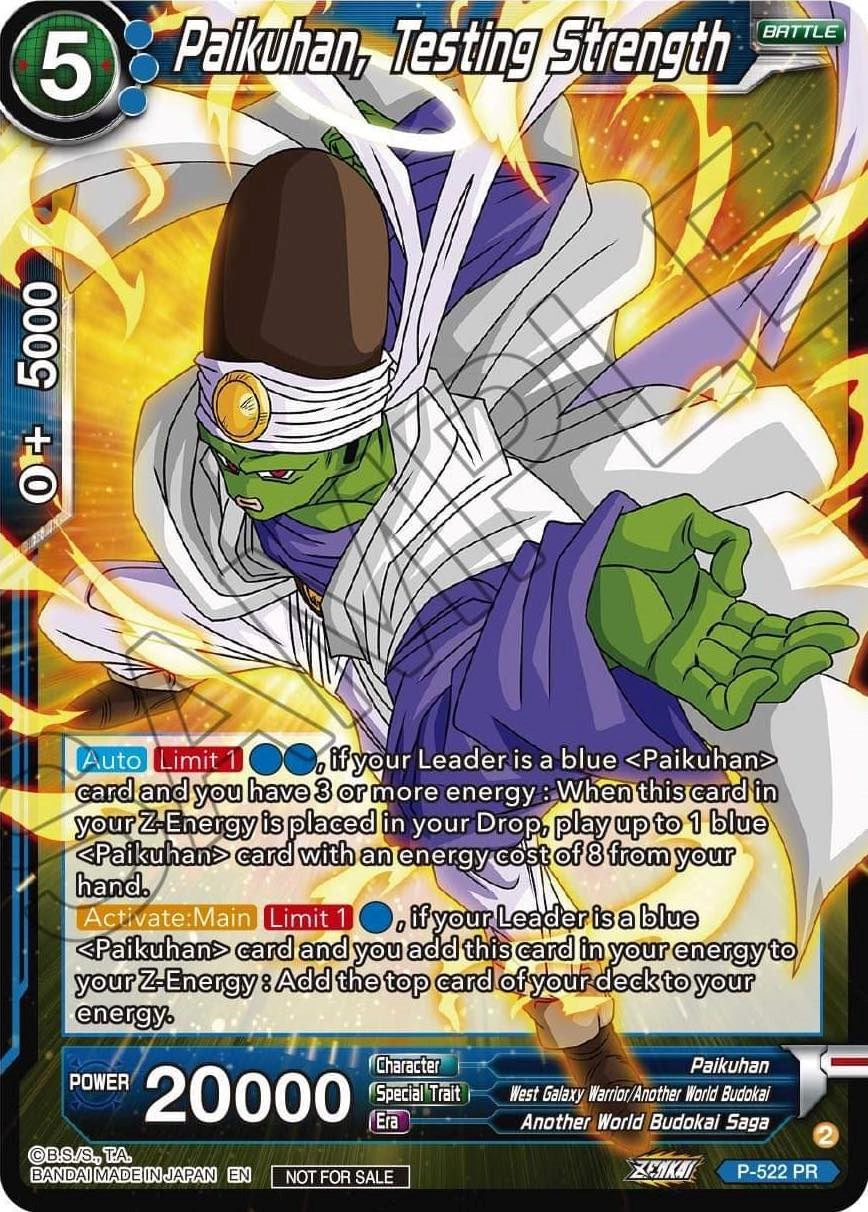 Paikuhan, Testing Strength (Zenkai Series Tournament Pack Vol.5) (P-522) [Tournament Promotion Cards] | Sanctuary Gaming