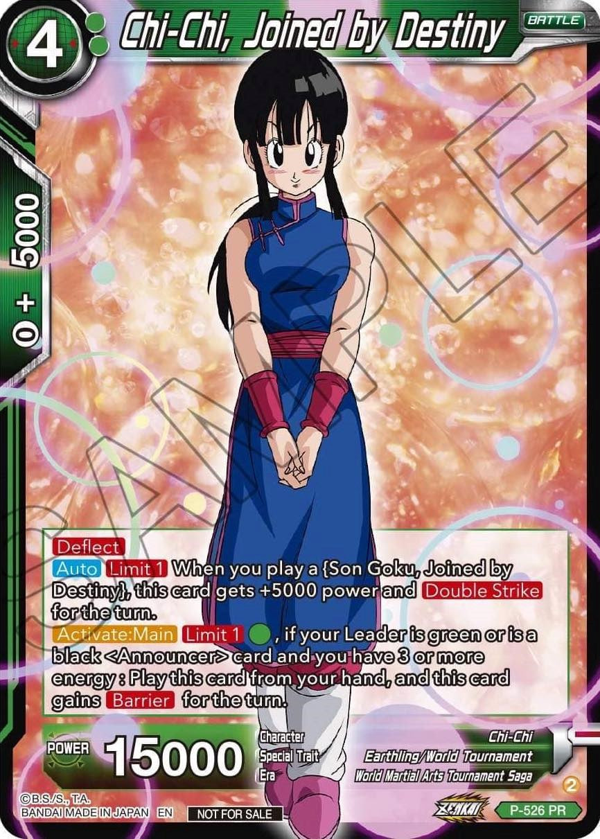 Chi-Chi, Joined by Destiny (Zenkai Series Tournament Pack Vol.5) (P-526) [Tournament Promotion Cards] | Sanctuary Gaming