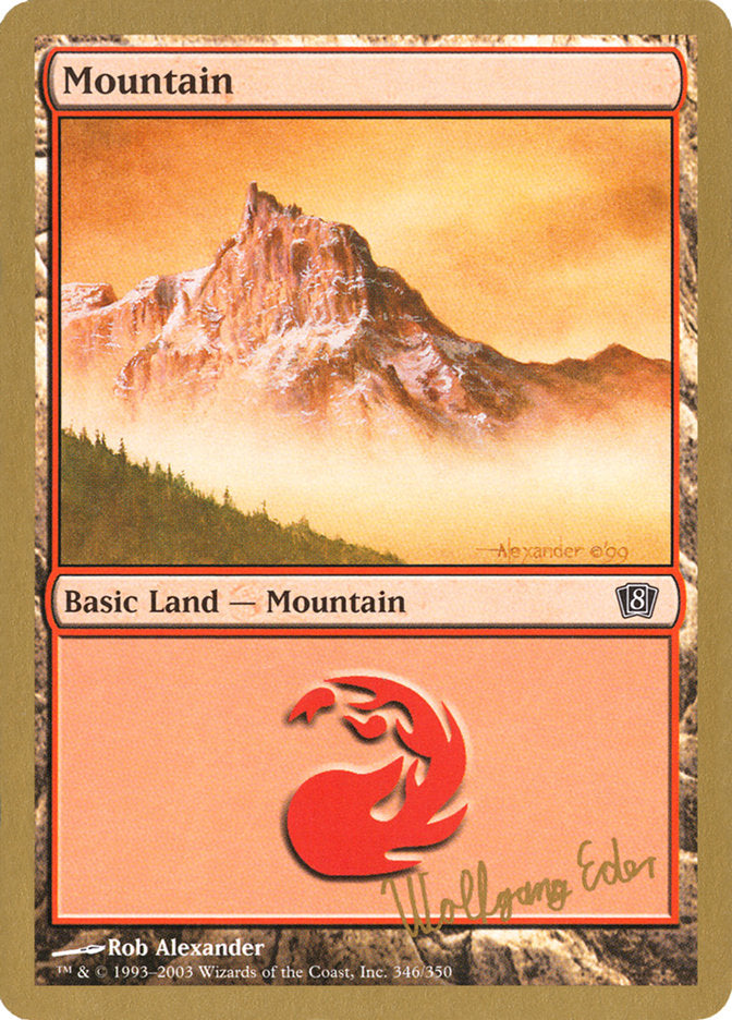 Mountain (we346) (Wolfgang Eder) [World Championship Decks 2003] | Sanctuary Gaming