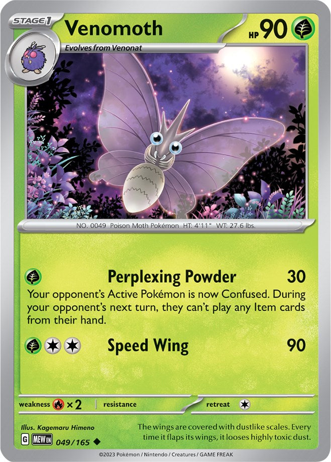 Venomoth (049/165) [Scarlet & Violet: 151] | Sanctuary Gaming