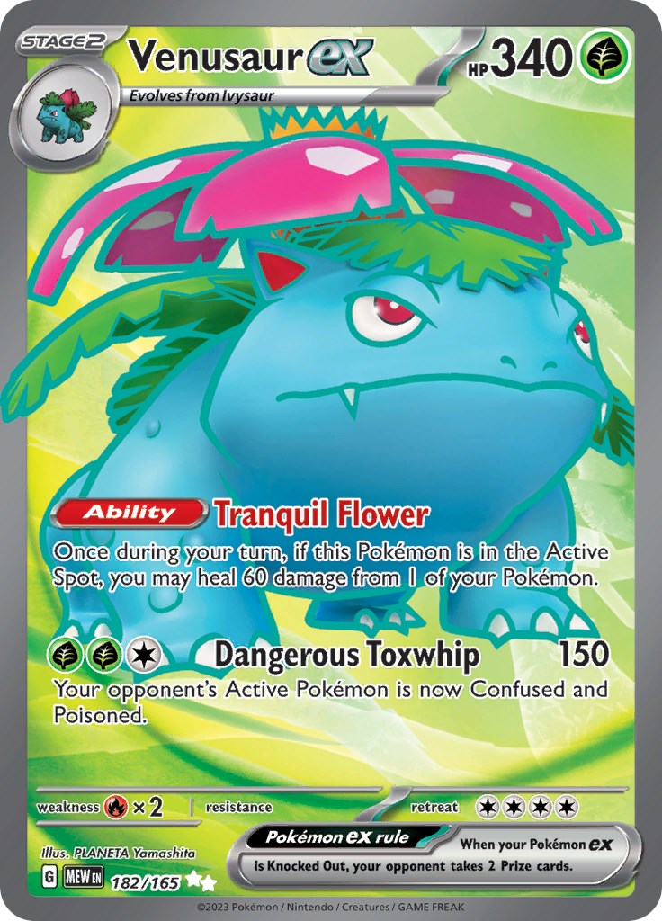 Venusaur ex (182/165) [Scarlet & Violet: 151] | Sanctuary Gaming