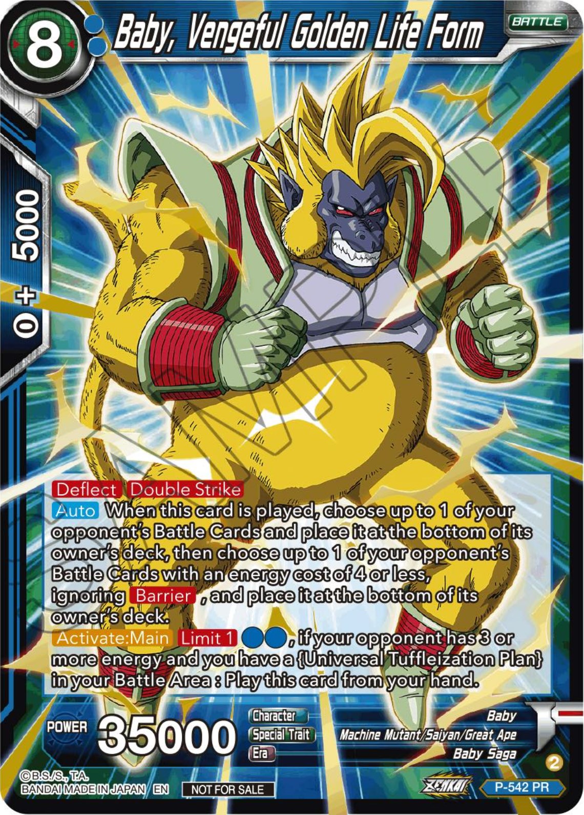 Baby, Vengeful Golden Life Form (Championship Selection Pack 2023 Vol.3) (Gold-Stamped) (P-542) [Tournament Promotion Cards] | Sanctuary Gaming