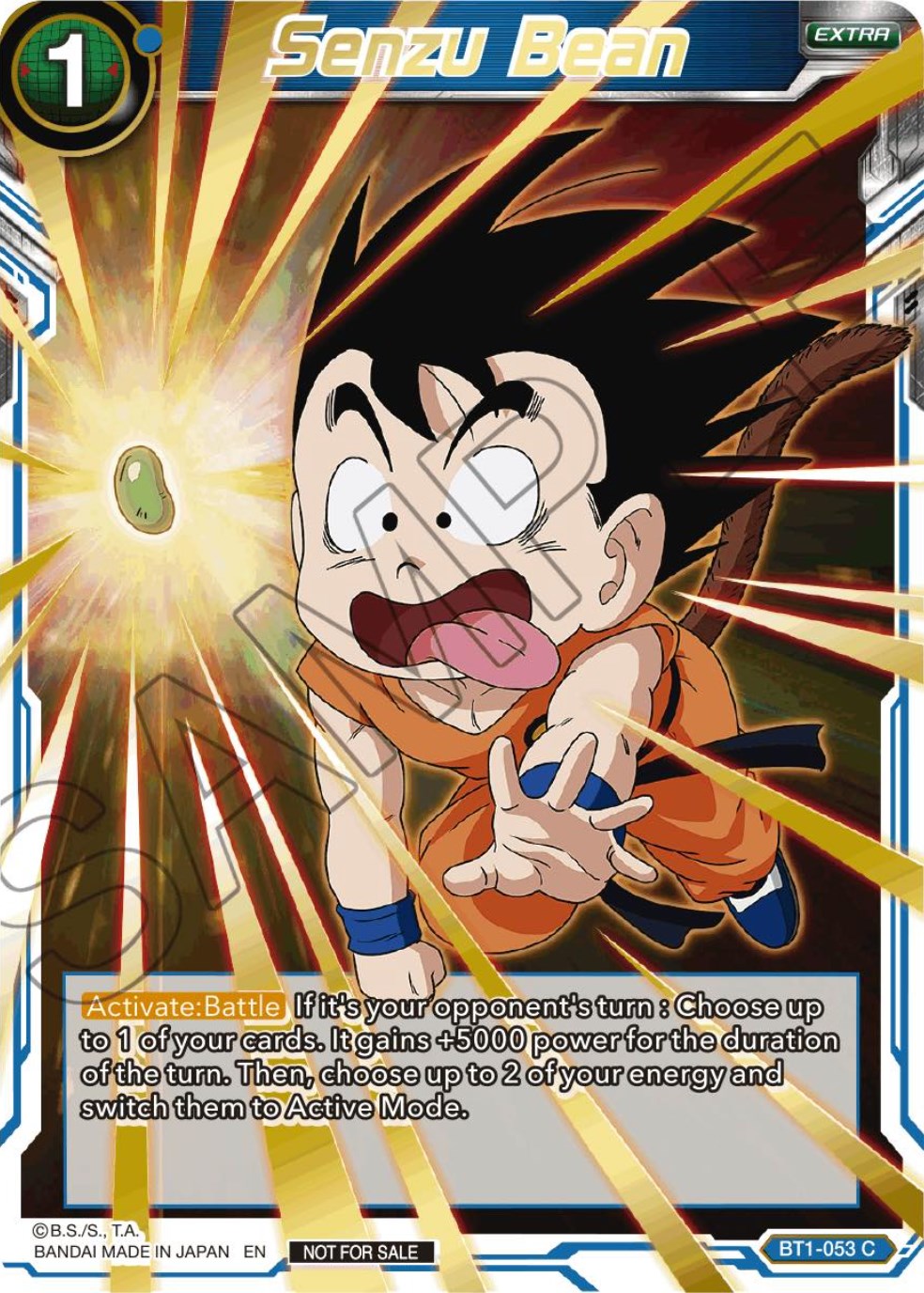 Senzu Bean (Alt. Art Card Set 2023 Vol. 3) (BT1-053) [Tournament Promotion Cards] | Sanctuary Gaming