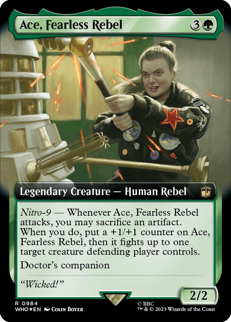 Ace, Fearless Rebel (Extended Art) (Surge Foil) [Doctor Who] | Sanctuary Gaming