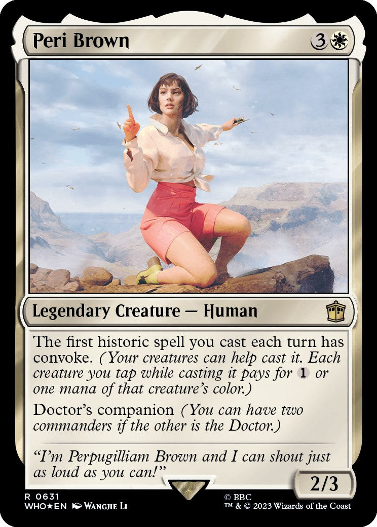 Peri Brown (Surge Foil) [Doctor Who] | Sanctuary Gaming