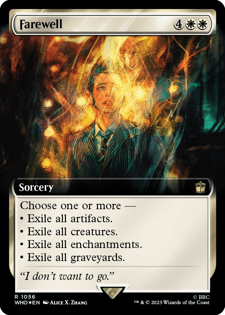 Farewell (Extended Art) (Surge Foil) [Doctor Who] | Sanctuary Gaming