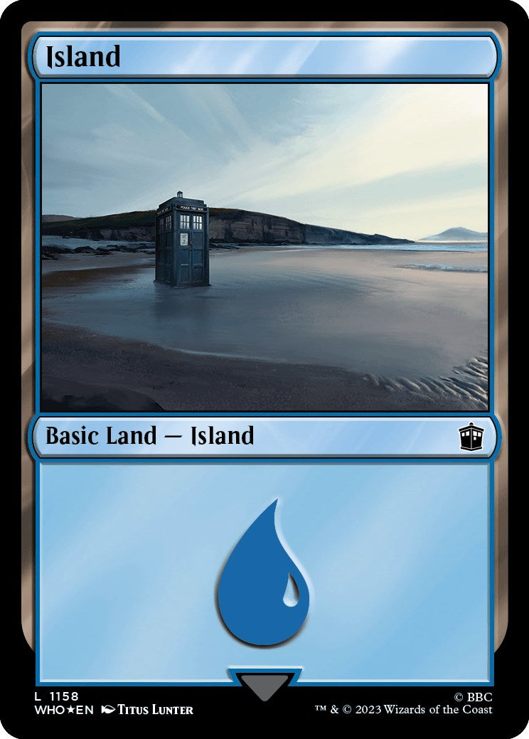 Island (1158) (Surge Foil) [Doctor Who] | Sanctuary Gaming