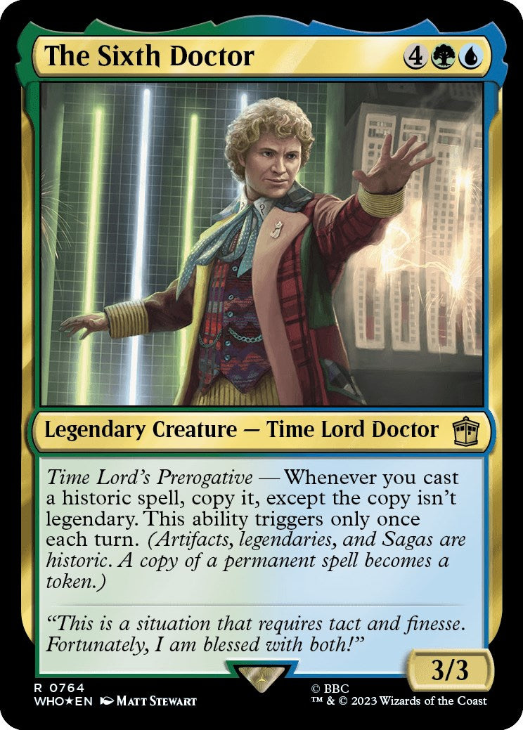 The Sixth Doctor (Surge Foil) [Doctor Who] | Sanctuary Gaming
