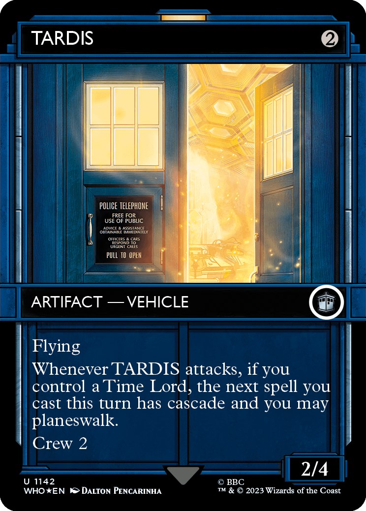 TARDIS (Showcase) (Surge Foil) [Doctor Who] | Sanctuary Gaming