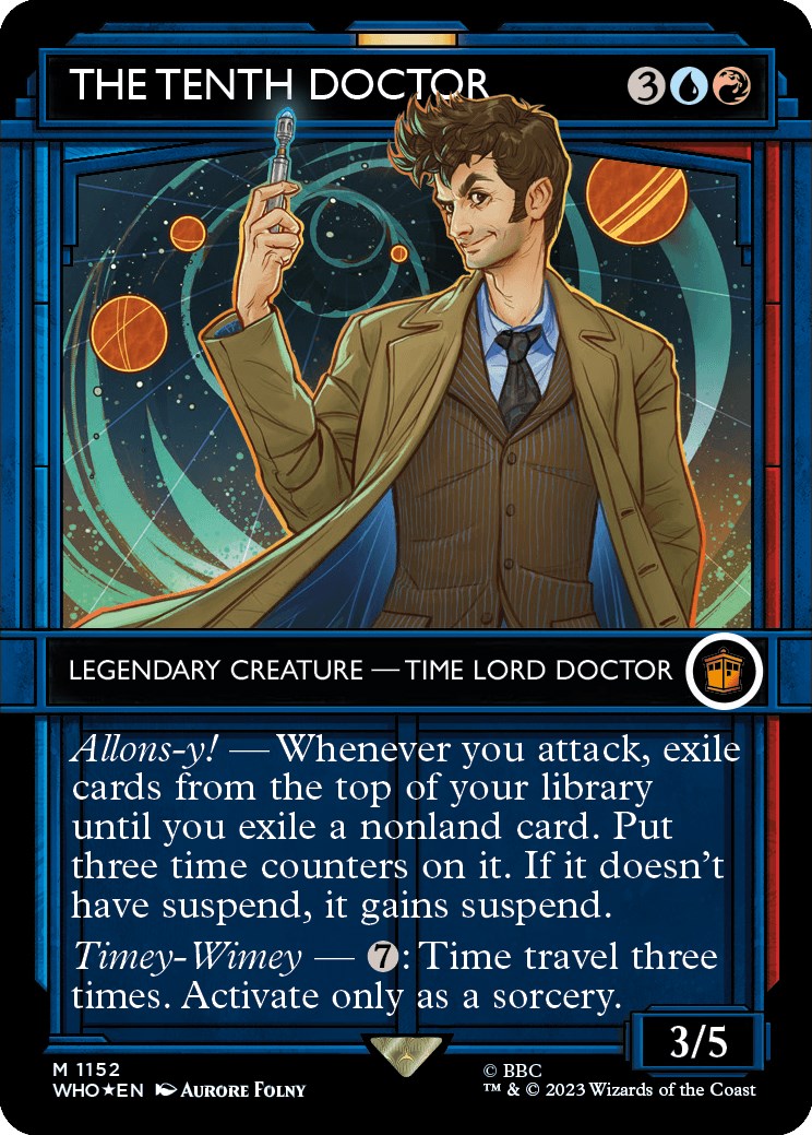 The Tenth Doctor (Showcase) (Surge Foil) [Doctor Who] | Sanctuary Gaming