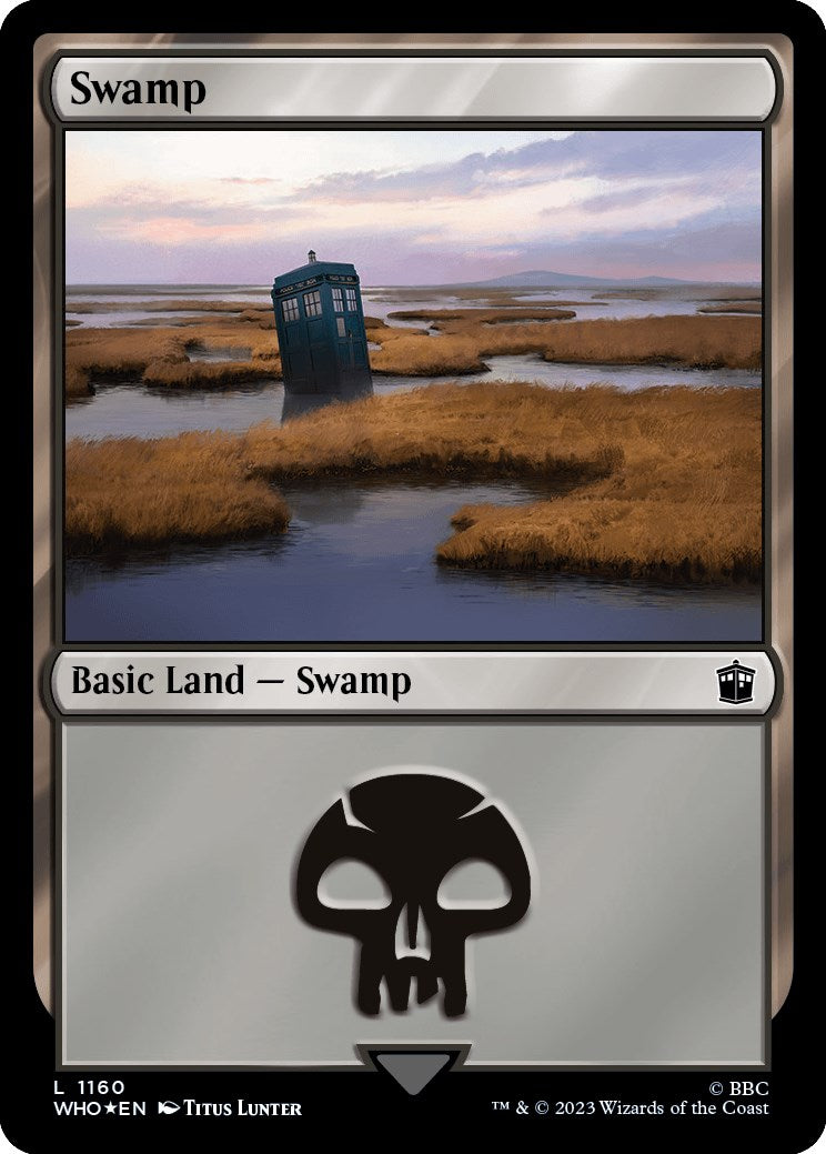 Swamp (1160) (Surge Foil) [Doctor Who] | Sanctuary Gaming