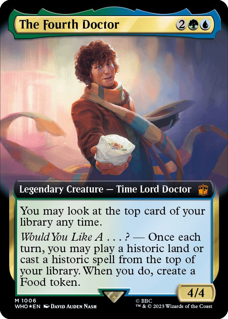 The Fourth Doctor (Extended Art) (Surge Foil) [Doctor Who] | Sanctuary Gaming