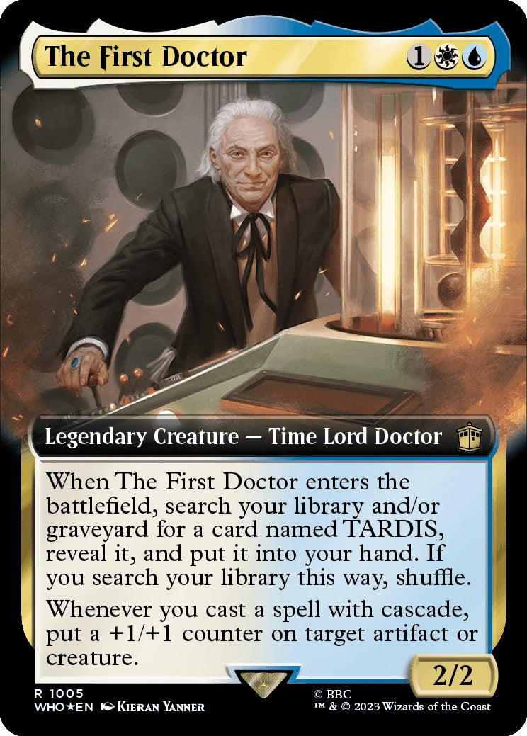 The First Doctor (Extended Art) (Surge Foil) [Doctor Who] | Sanctuary Gaming