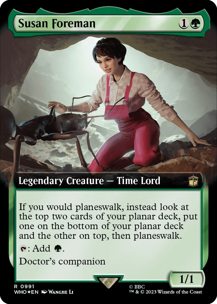 Susan Foreman (Extended Art) (Surge Foil) [Doctor Who] | Sanctuary Gaming