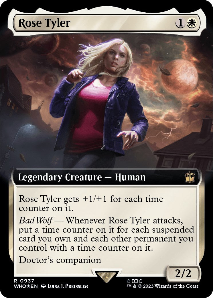 Rose Tyler (Extended Art) (Surge Foil) [Doctor Who] | Sanctuary Gaming