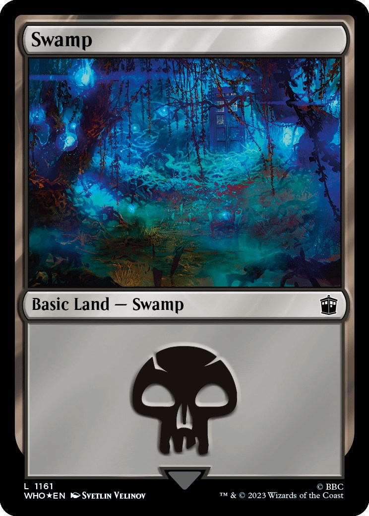 Swamp (1161) (Surge Foil) [Doctor Who] | Sanctuary Gaming