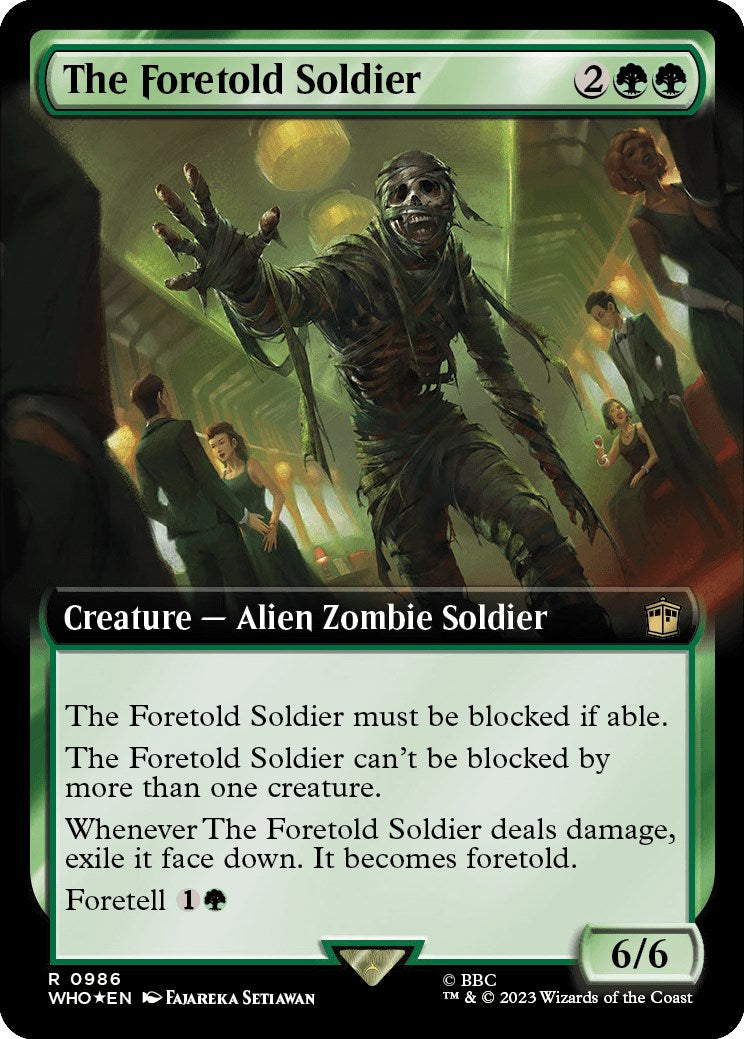The Foretold Soldier (Extended Art) (Surge Foil) [Doctor Who] | Sanctuary Gaming
