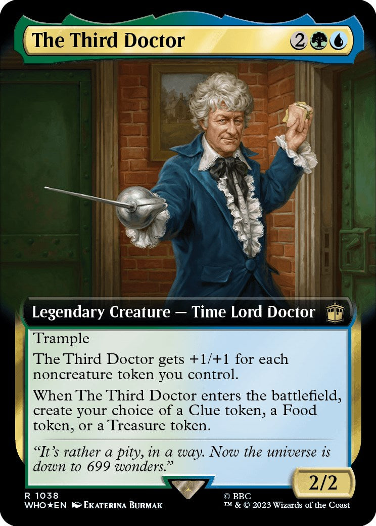 The Third Doctor (Extended Art) (Surge Foil) [Doctor Who] | Sanctuary Gaming