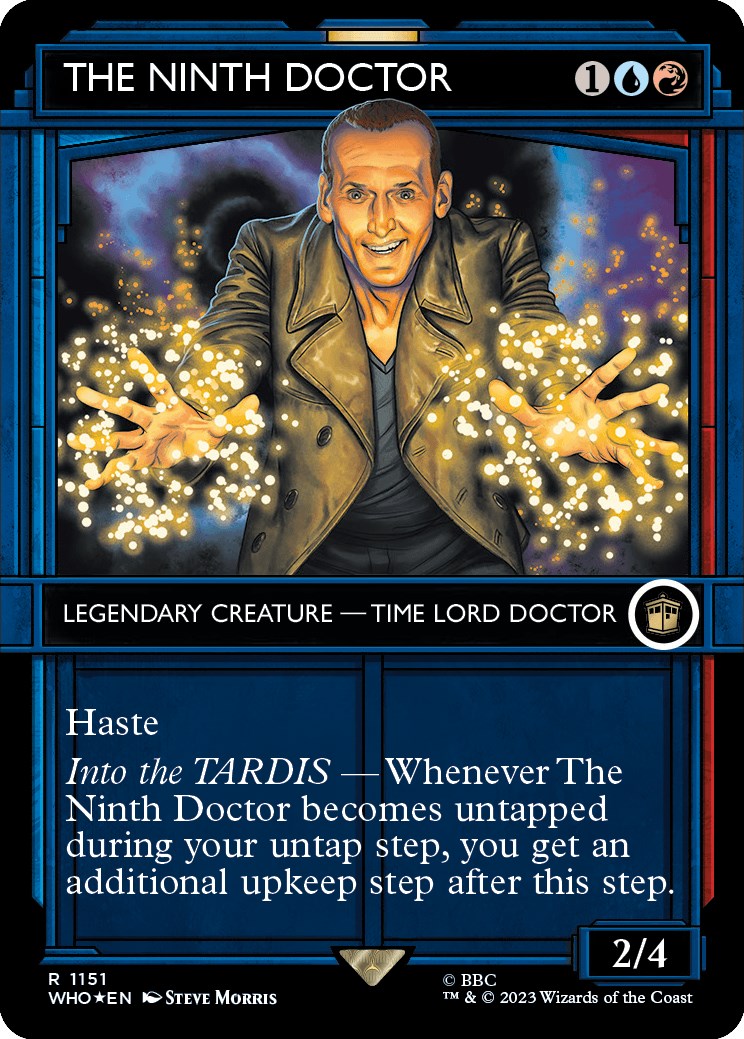 The Ninth Doctor (Showcase) (Surge Foil) [Doctor Who] | Sanctuary Gaming