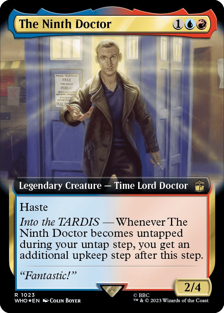 The Ninth Doctor (Extended Art) (Surge Foil) [Doctor Who] | Sanctuary Gaming