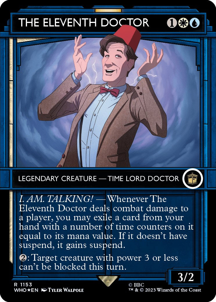 The Eleventh Doctor (Showcase) (Surge Foil) [Doctor Who] | Sanctuary Gaming