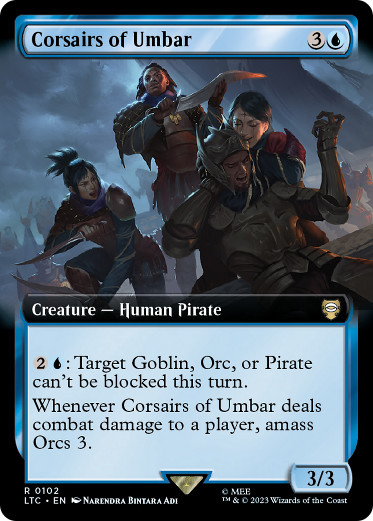 Corsairs of Umbar (Extended Art) [The Lord of the Rings: Tales of Middle-Earth Commander] | Sanctuary Gaming