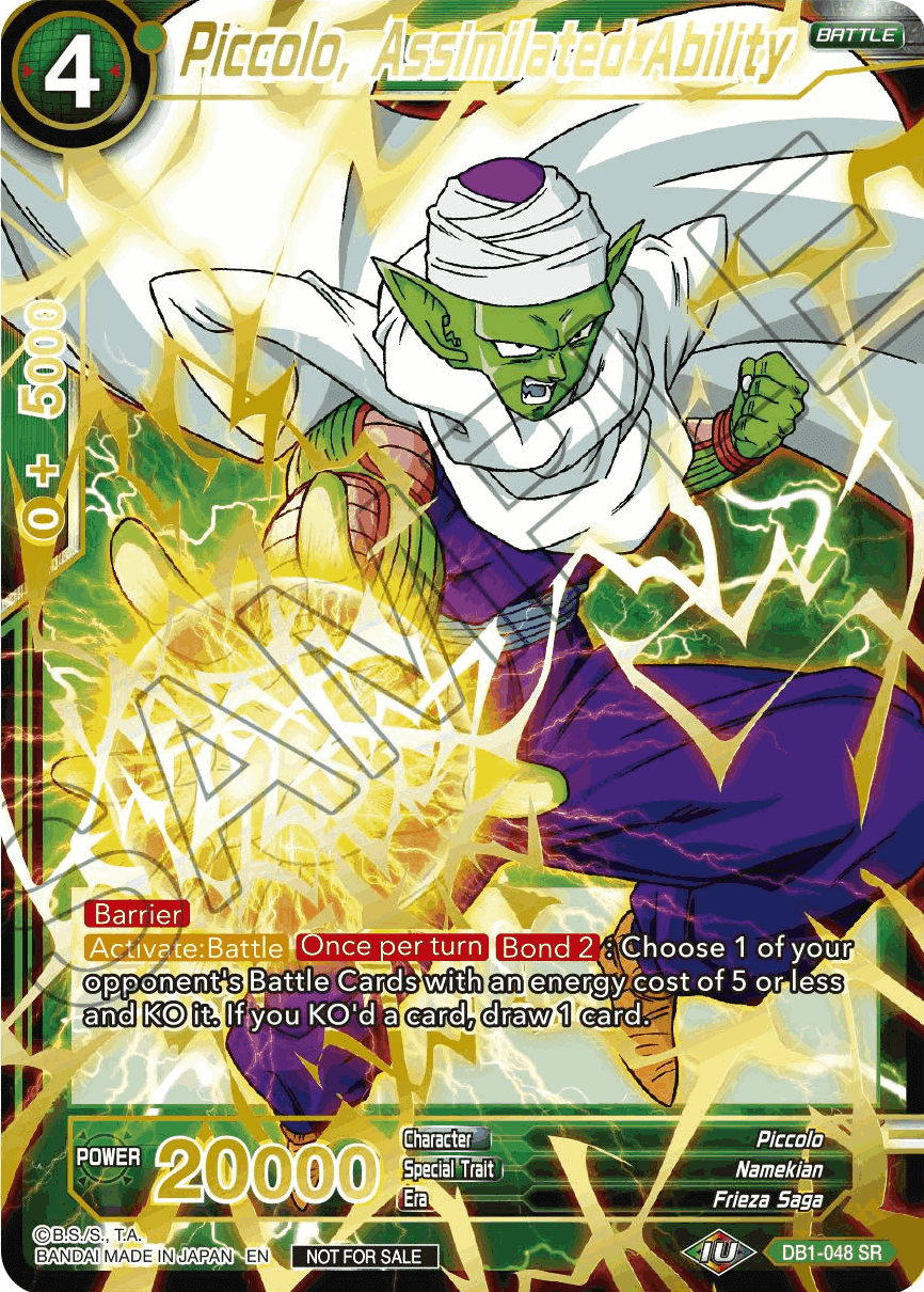 Piccolo, Assimilated Ability (Alt. Art Card Set 2023 Vol. 1) (DB1-048) [Tournament Promotion Cards] | Sanctuary Gaming