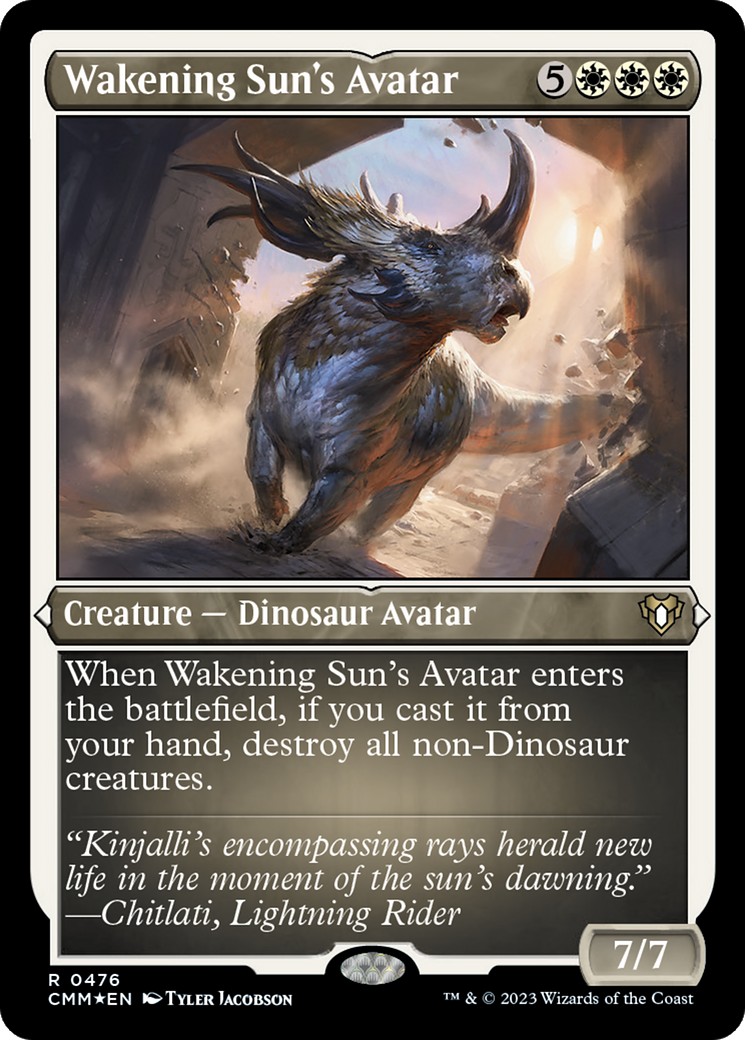 Wakening Sun's Avatar (Foil Etched) [Commander Masters] | Sanctuary Gaming