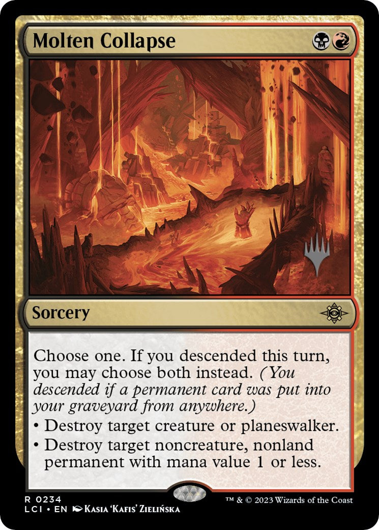 Molten Collapse (Promo Pack) [The Lost Caverns of Ixalan Promos] | Sanctuary Gaming
