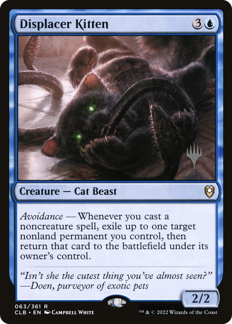 Displacer Kitten (Promo Pack) [The Lost Caverns of Ixalan Promos] | Sanctuary Gaming