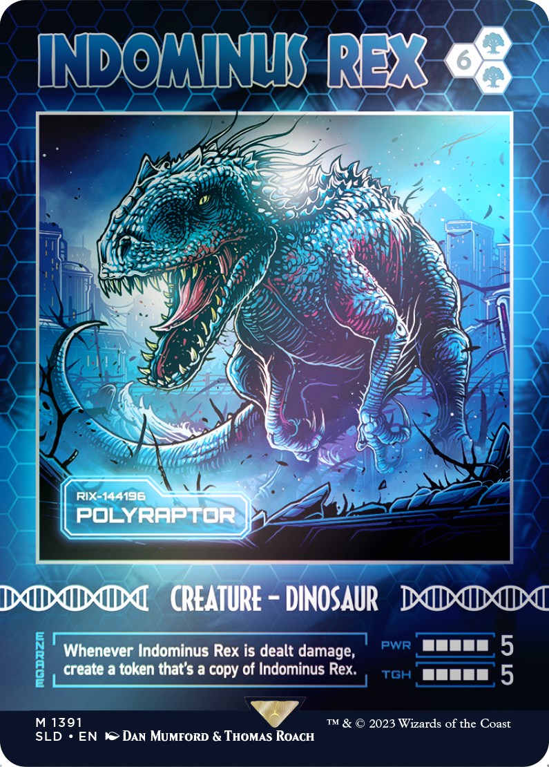 Indominus Rex - Polyraptor (Rainbow Foil) [Secret Lair Drop Series] | Sanctuary Gaming