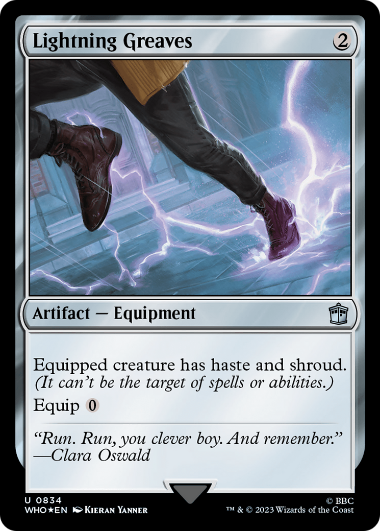 Lightning Greaves (Surge Foil) [Doctor Who] | Sanctuary Gaming