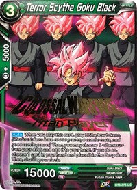 Terror Scythe Goku Black (Titan Player Stamped) (BT3-075) [Tournament Promotion Cards] | Sanctuary Gaming