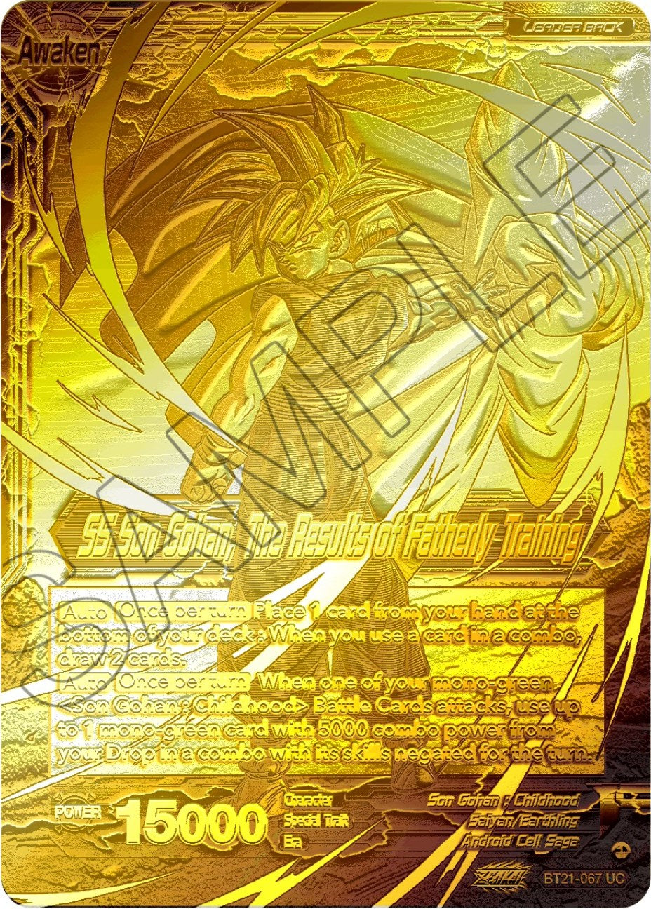 Son Gohan // SS Son Gohan, The Results of Fatherly Training (2023 Championship Finals) (Gold Metal Foil) (BT21-067) [Tournament Promotion Cards] | Sanctuary Gaming