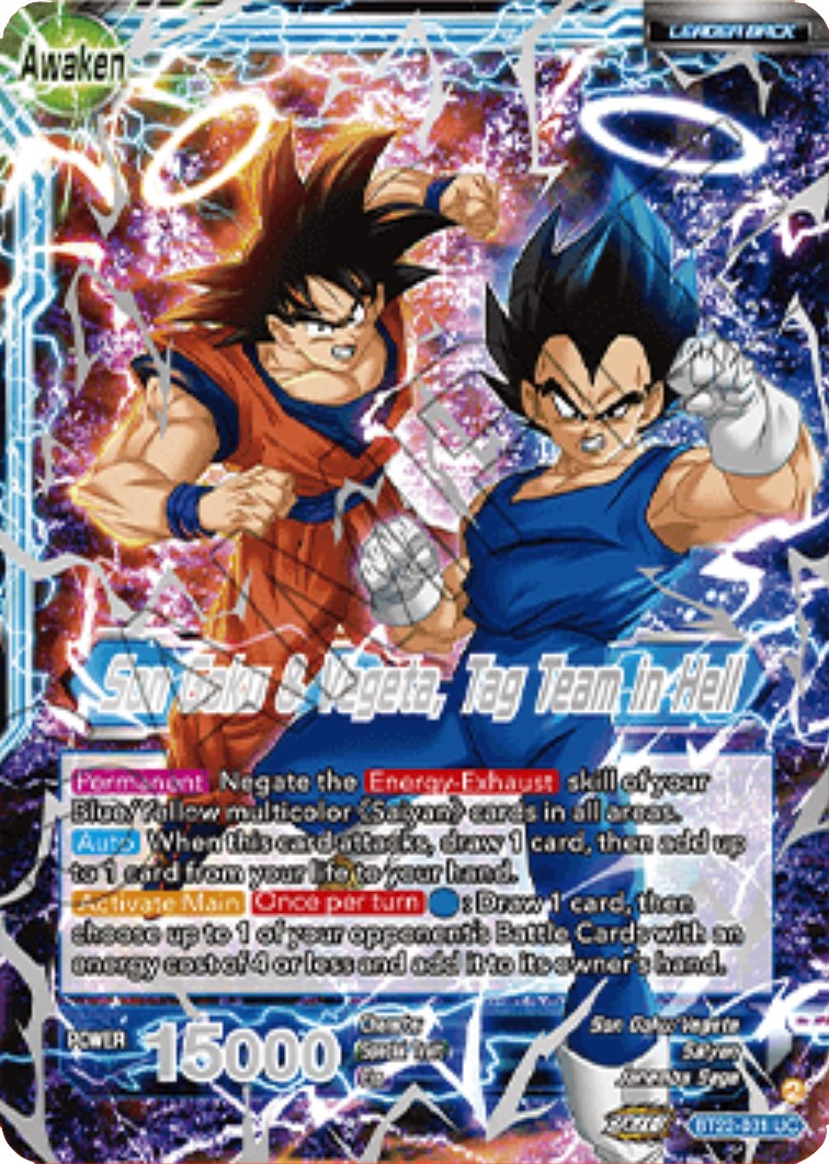 Son Goku // Son Goku & Vegeta, Tag Team in Hell (2023 Championship Finals) (BT22-031) [Tournament Promotion Cards] | Sanctuary Gaming