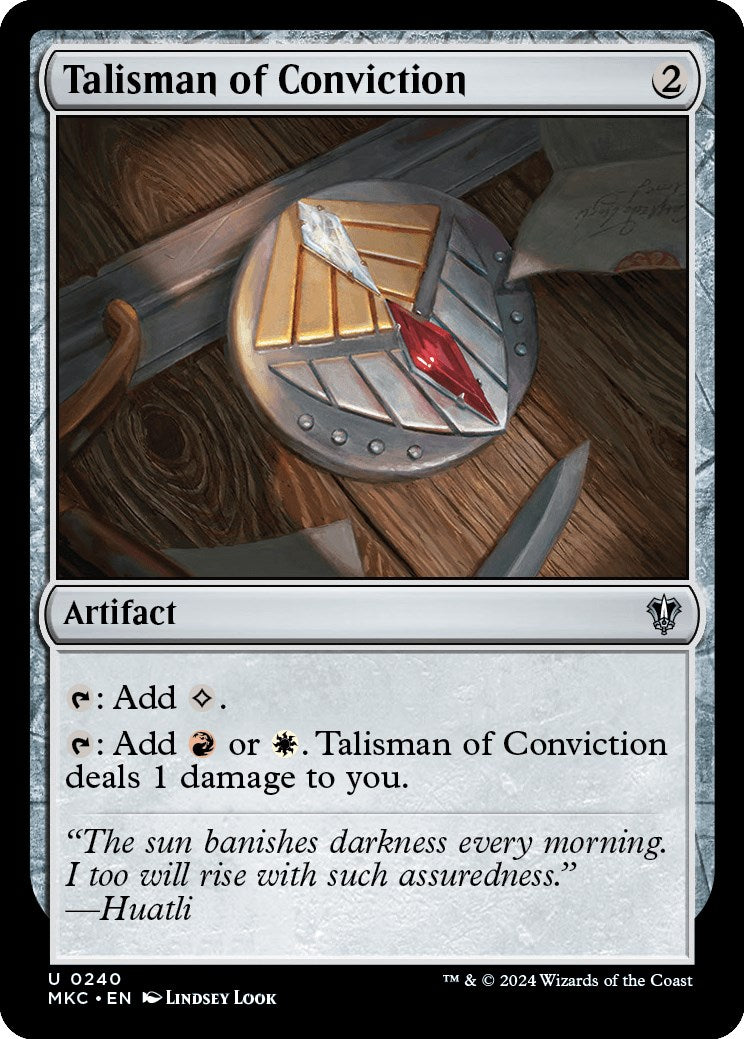 Talisman of Conviction [Murders at Karlov Manor Commander] | Sanctuary Gaming