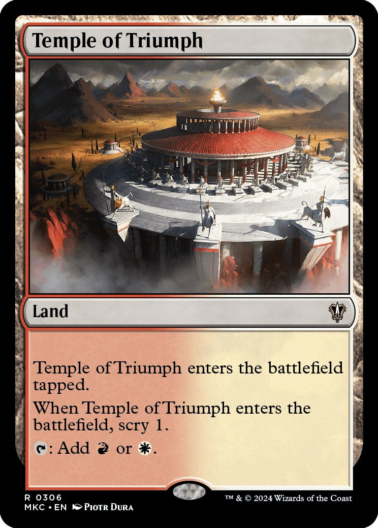 Temple of Triumph [Murders at Karlov Manor Commander] | Sanctuary Gaming