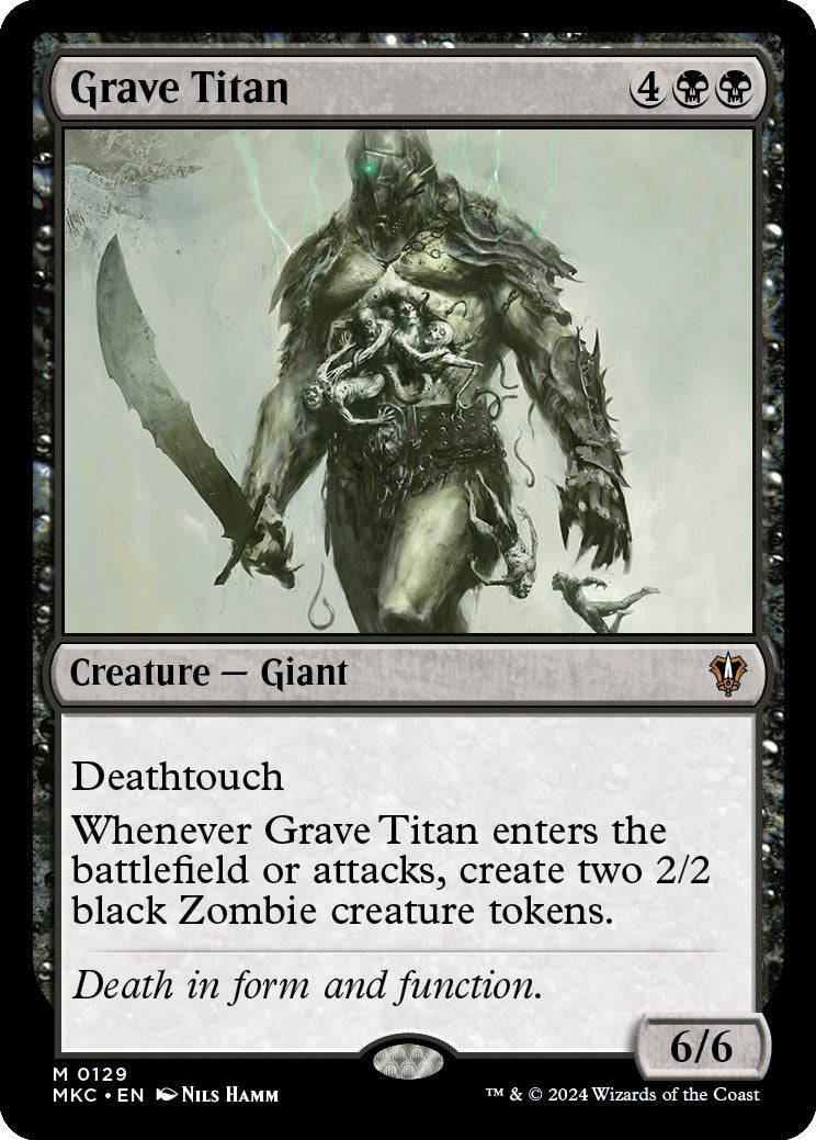 Grave Titan [Murders at Karlov Manor Commander] | Sanctuary Gaming