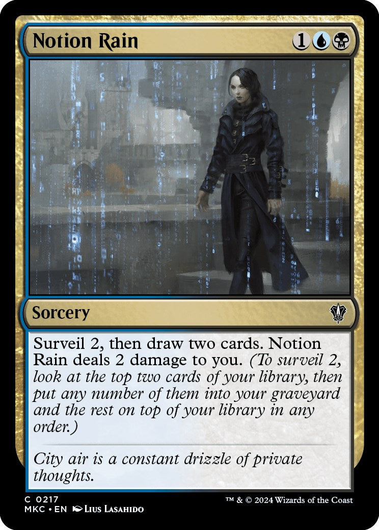 Notion Rain [Murders at Karlov Manor Commander] | Sanctuary Gaming
