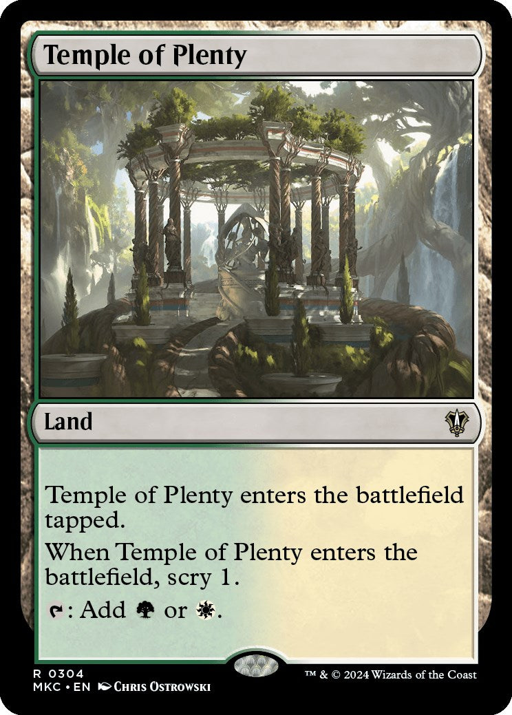 Temple of Plenty [Murders at Karlov Manor Commander] | Sanctuary Gaming