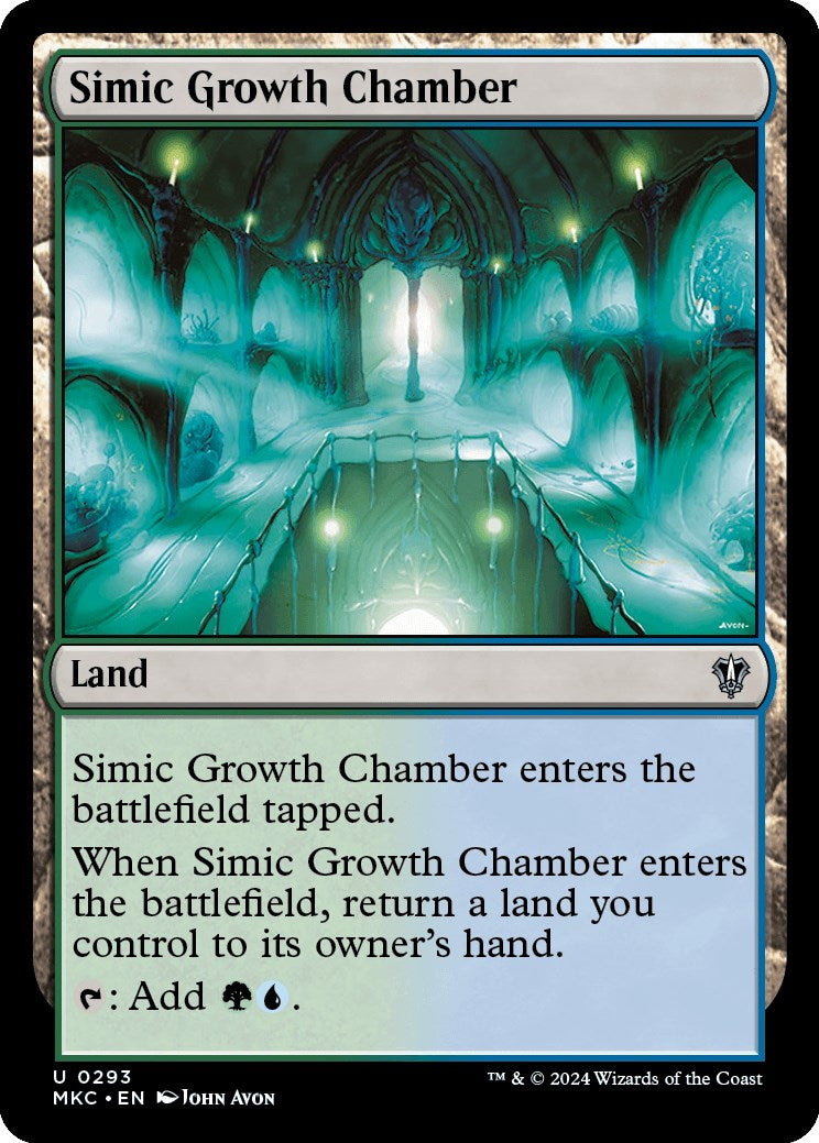 Simic Growth Chamber [Murders at Karlov Manor Commander] | Sanctuary Gaming