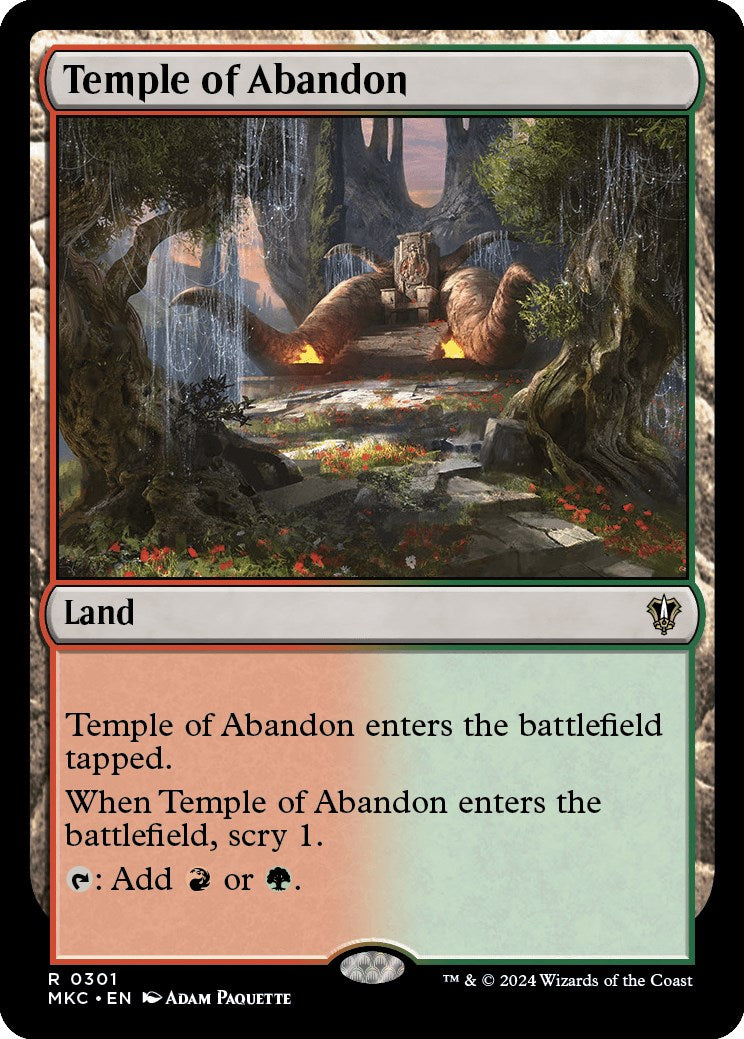 Temple of Abandon [Murders at Karlov Manor Commander] | Sanctuary Gaming