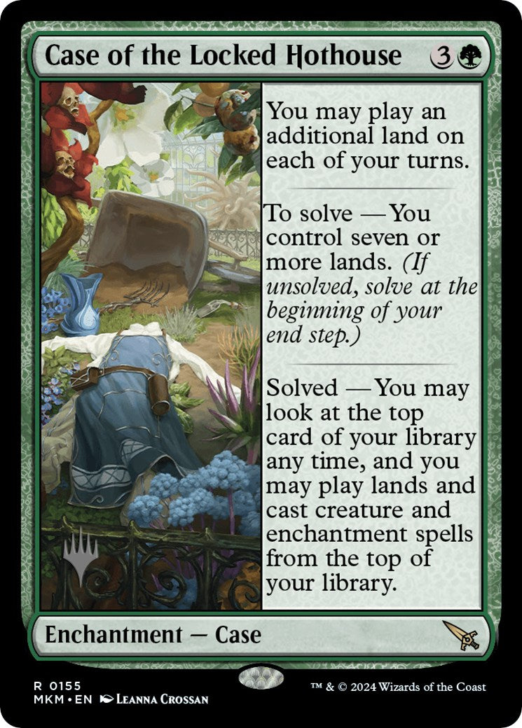 Case of the Locked Hothouse (Promo Pack) [Murders at Karlov Manor Promos] | Sanctuary Gaming