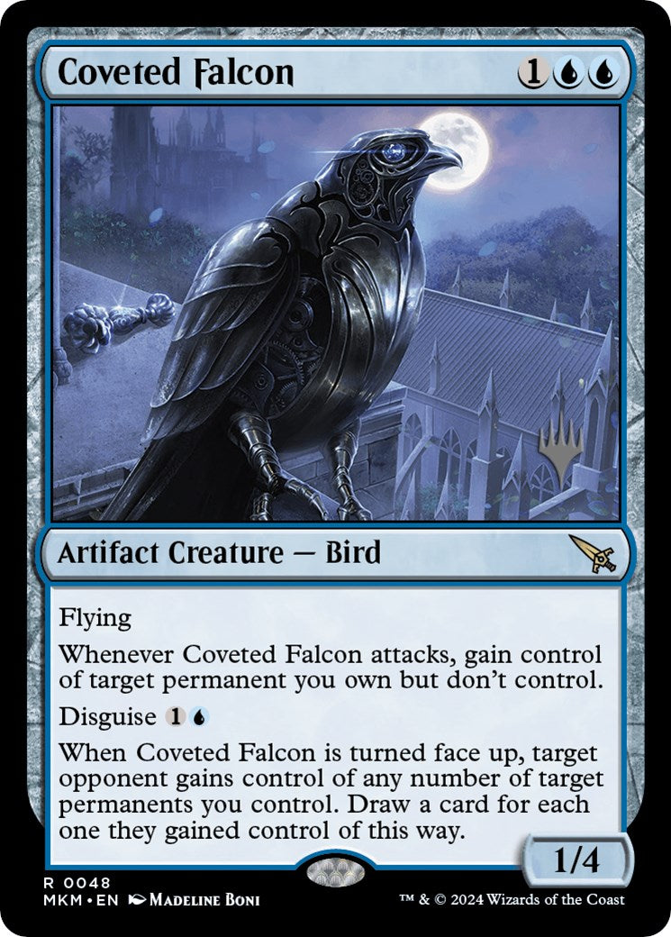 Coveted Falcon (Promo Pack) [Murders at Karlov Manor Promos] | Sanctuary Gaming