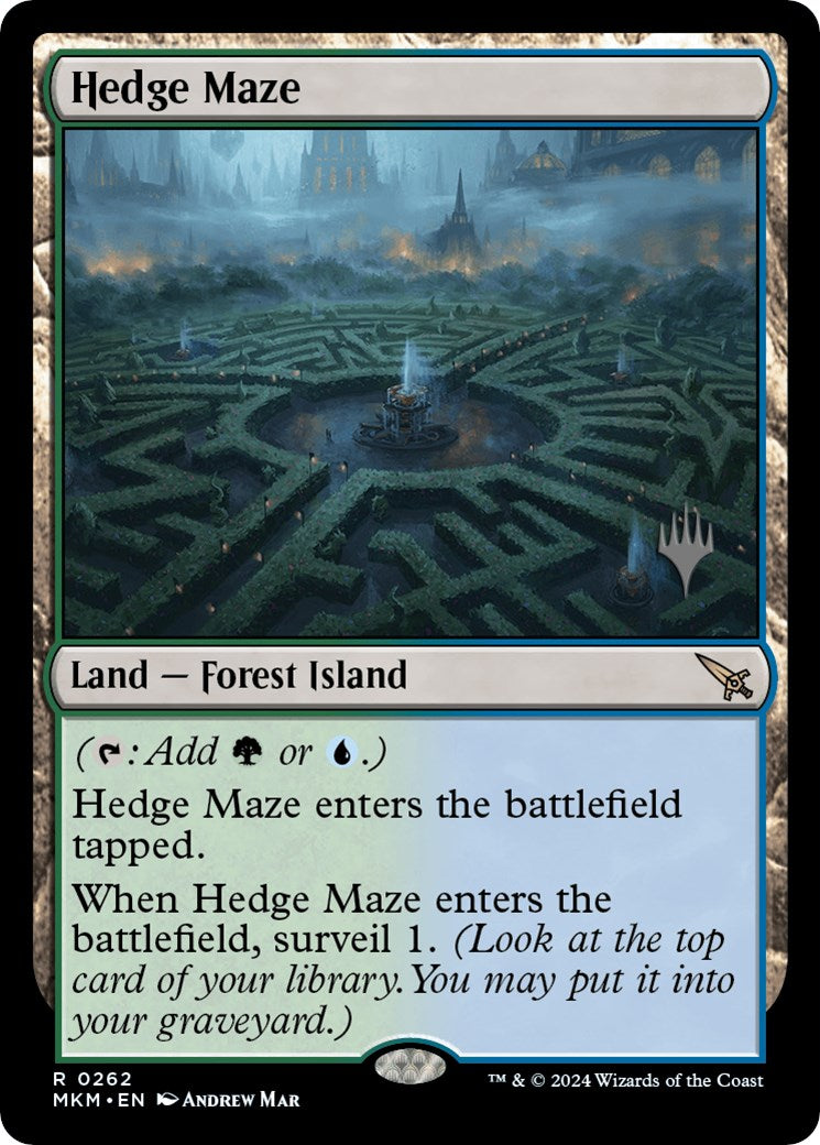 Hedge Maze (Promo Pack) [Murders at Karlov Manor Promos] | Sanctuary Gaming