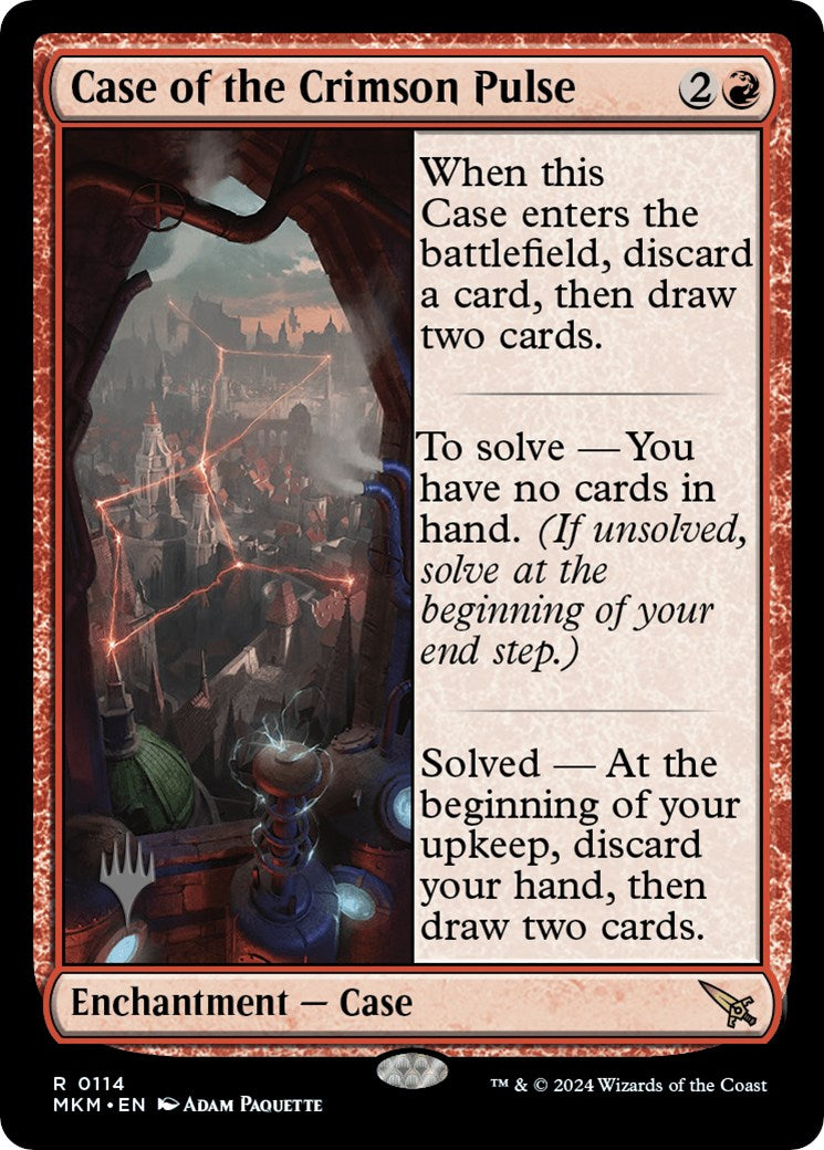 Case of the Crimson Pulse (Promo Pack) [Murders at Karlov Manor Promos] | Sanctuary Gaming