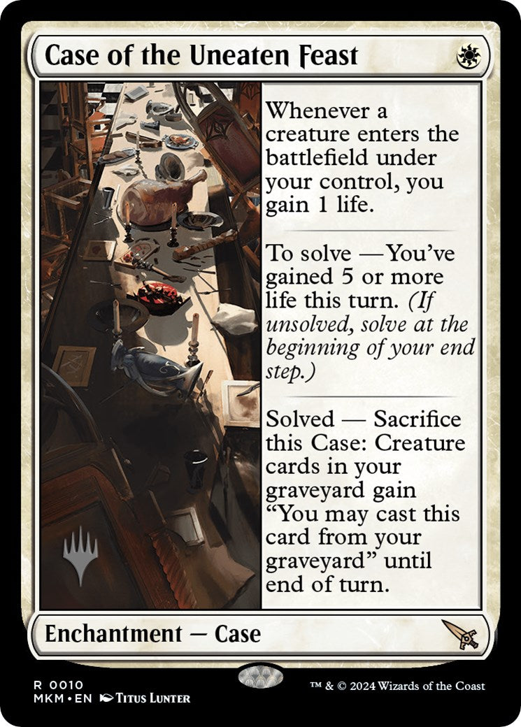 Case of the Uneaten Feast (Promo Pack) [Murders at Karlov Manor Promos] | Sanctuary Gaming
