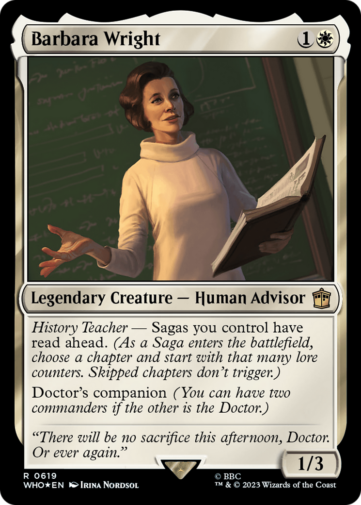 Barbara Wright (Surge Foil) [Doctor Who] | Sanctuary Gaming