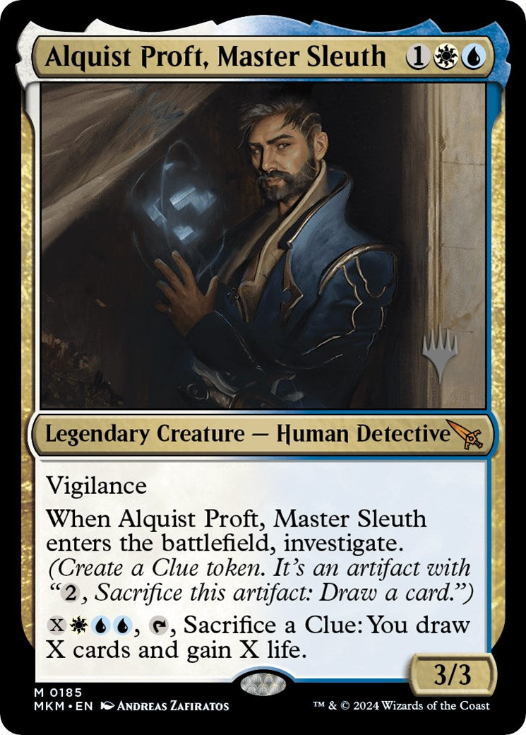 Alquist Proft, Master Sleuth (Promo Pack) [Murders at Karlov Manor Promos] | Sanctuary Gaming