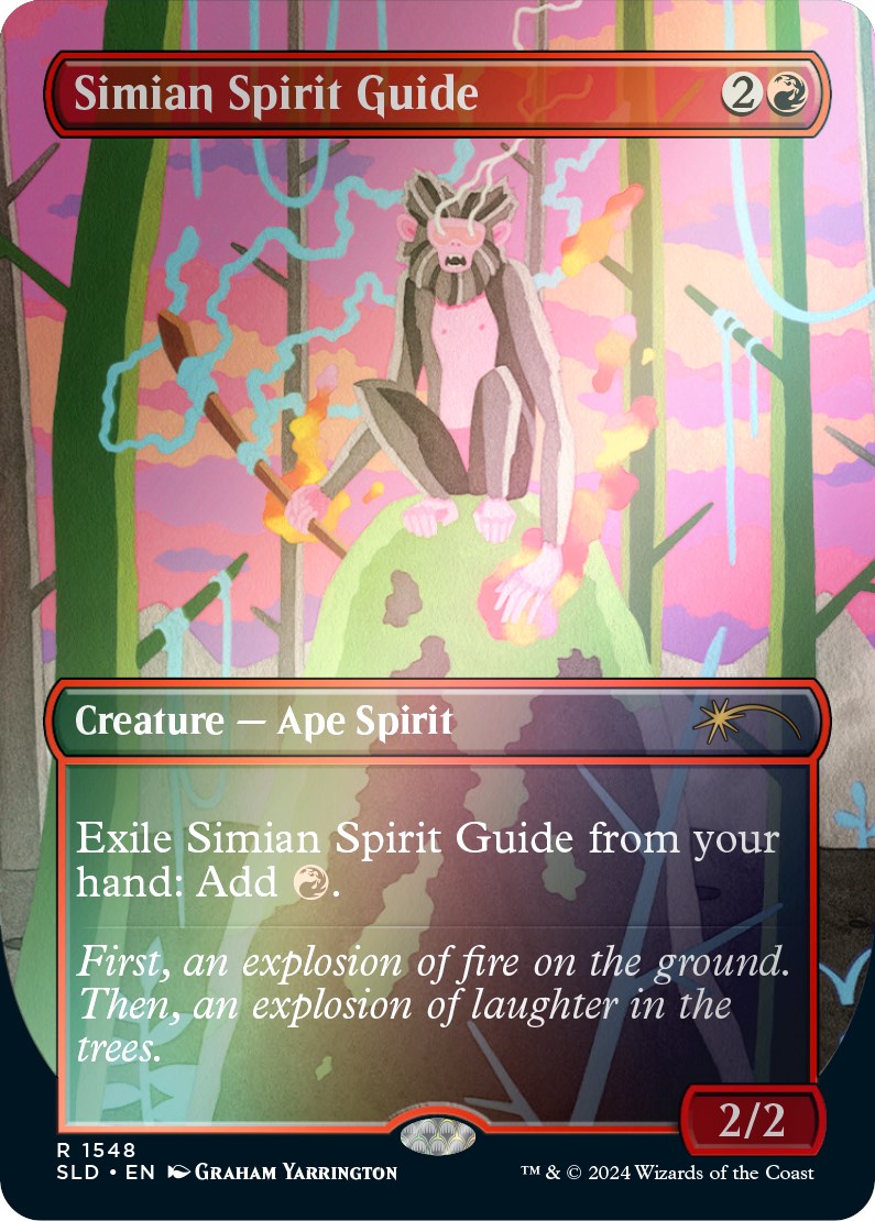 Simian Spirit Guide (Rainbow Foil) [Secret Lair Drop Series] | Sanctuary Gaming